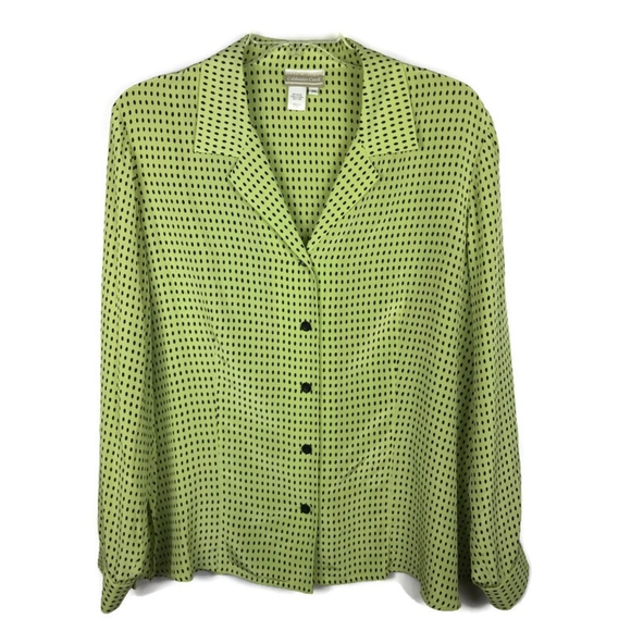 Coldwater Creek Tops - Coldwater Creek 100% Silk Womens Blouse